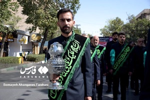 کاروان بزرگ عزای علی بن موسی الرضا در اراک