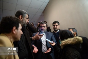 محمدمهدی اسماعیلی وزیر فرهنگ و ارشاد اسلامی در مراسم آئین بزرگداشت مرحوم رضا مقدسی