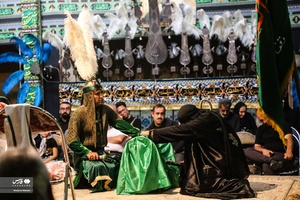  تعزیه تکیه حسینیه اعظم برغان