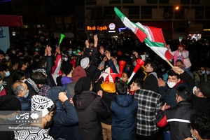 جشن صعود تیم ملی فوتبال به جام جهانی