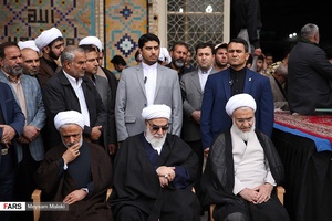 تشییع پیکر آیت الله باریک بین در قزوین