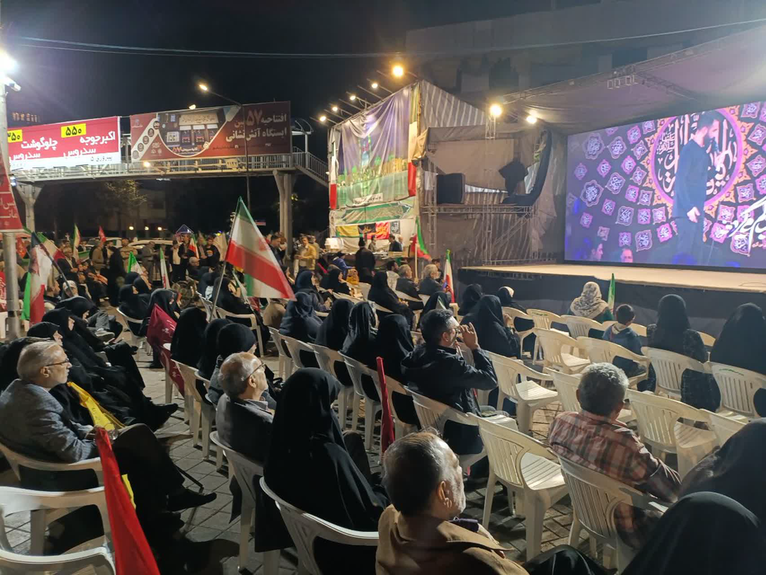 خیمه مقاومت آستان قدس رضوی در میدان جانباز؛ تجلی عهد مردم با خون رهبر شهید و اقامه عزای فاطمیه