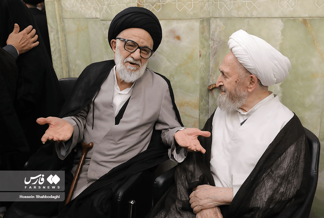 مراسم چهلمین روز ترحیم آیت الله شبیری زنجانی(ره)