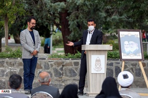 دای احترام خبرنگاران همدان به شهدا