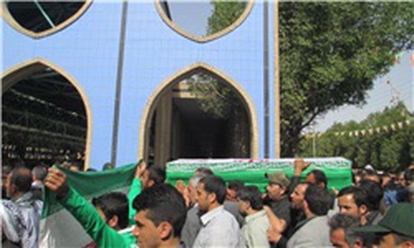 تشییع شهید سید عبدالله ولی شریف در اهواز