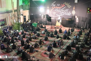 مراسم عزاداری حسینی در مجموعه فرهنگی ۱۵ خرداد