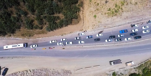 ترافیک مرزن آباد 