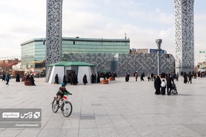 ساعات آغازین راهپیمایی جشن 44 سالگی انقلاب میدان امام حسین (ع)