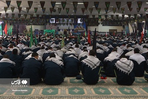 آیین خاکسپاری شهید گمنام در آموزشگاه شهید چمران