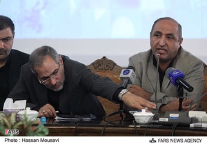 سخنرانی عیسی فرهادی فرماندار جدید تهران در مراسم تودیع و معارفه فرماندار تهران