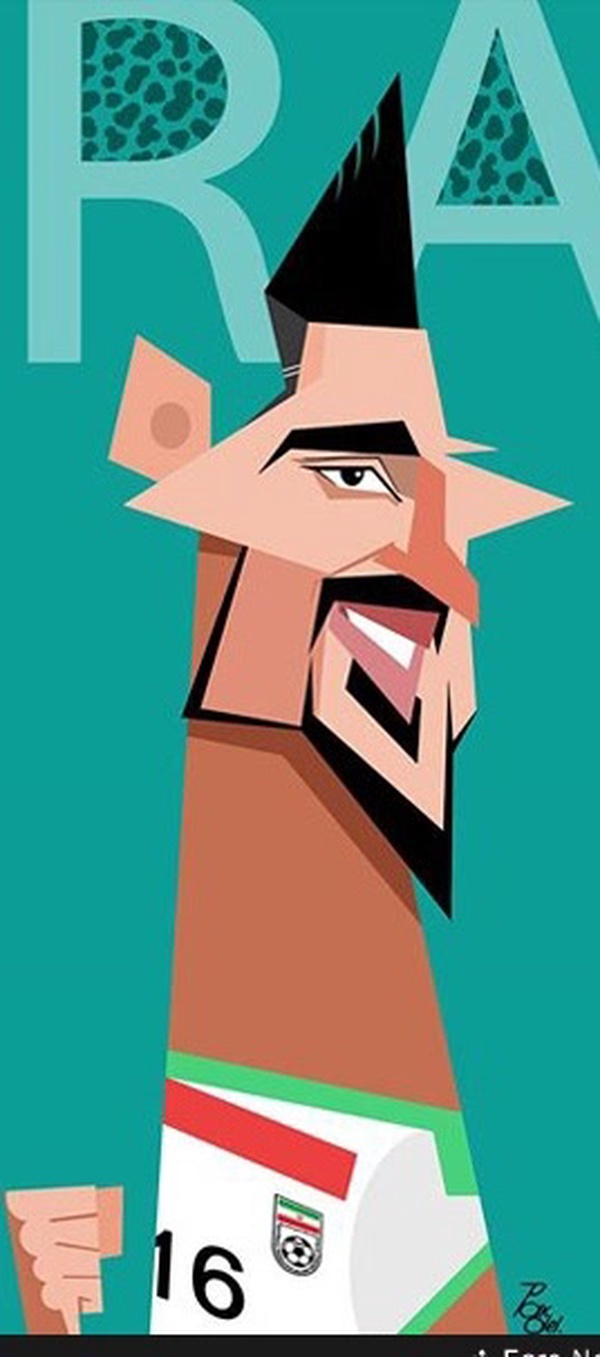 علیرضا پاکدل کاریکاتوریست توانمند ایرانی با تکنیک گرافیکی منحصر به فرد خود در زمینه کاریکاتور چهره، آثار فاخری را طراحی کرده است.