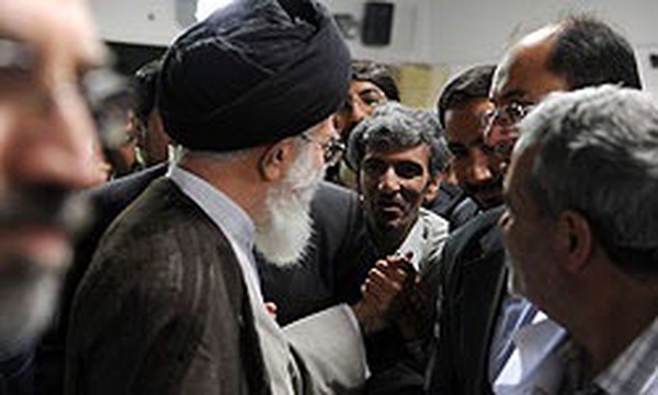 محمدحسین جعفریان در دیدار شاعران با رهبرانقلاب