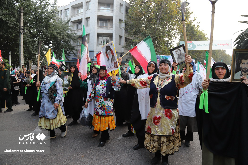 شیرزنان مازندرانی در رزمایش جان فدایان