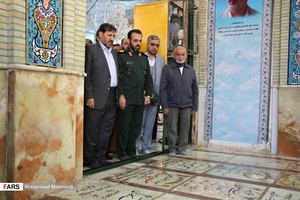 ادای احترام مدیران سمنان به آستان مقدس امام‌زاده یحیی (ع)