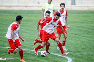 گزارش تصویری از اولین تمرین پرسپولیس در غیاب ملی‌پوشان