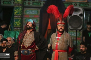  تعزیه تکیه حسینیه اعظم برغان