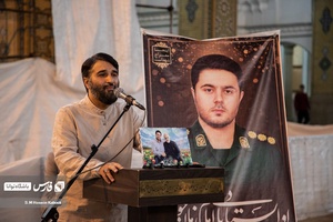  مدیحه سرایی ابوذر بیوکافی در مراسم سومین سالگرد شهید مدافع حرم ابوالفضل سرلک