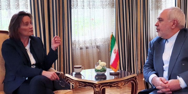 ظریف و قائم مقام وزیر خارجه سوئیس