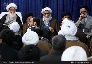 دیدار نماینده گان ولی فقیه در سپاه با آیت الله نوری همدانی