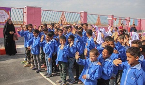 برچیده شدن آخرین مدرسه کانکسی در شهرستان کارون