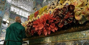 گل آرایی حرم سوریه