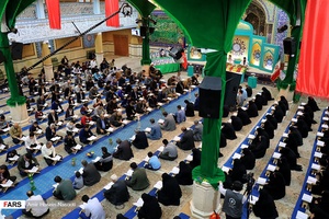جزخوانی قرآن کریم در حسینیه اعظم زنجان