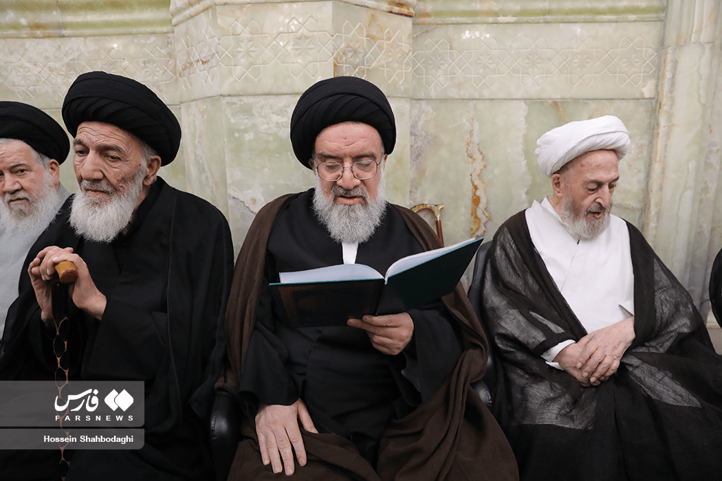 مراسم چهلمین روز ترحیم آیت الله شبیری زنجانی(ره)