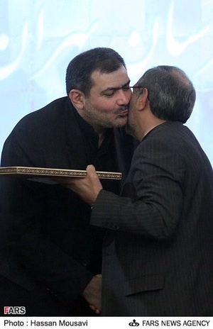 تقدیر از نائبی توسط تمدن در مراسم تودیع و معارفه فرماندار تهران