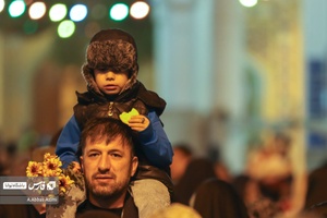 حضور دهه نودی ها در جشن شام ولادت امام زمان (عج)در حرم مطهر عبدالعظیم حسنی (ع)
