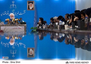 نشست خبری حجت الاسلام محسنی اژه ای سخنگوی قوه قضائیه