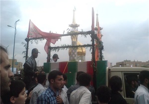 استقبال از کاروان شهیدان گمنام همدان