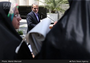 محمد باقر نوبخت سخنگوی دولت در جمع خبرنگاران