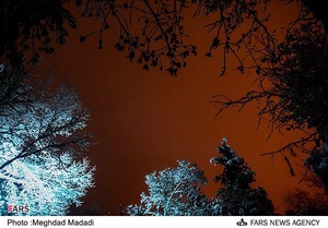 شب سرد زمستانی تهران