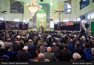 مراسم ختم آیت‌الله موسوی اردبیلی در مسجد امیرالمومنین(ع)