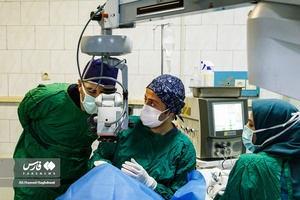  عمل جراحی رایگان چشم در بیمارستان علوی تبریز