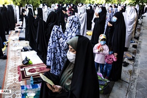  اقامه نماز عید سعید فطر 1400 در دانشگاه تهران