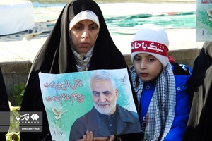 عکس| اجتماع گیلانی‌ها به یاد حاج قاسم