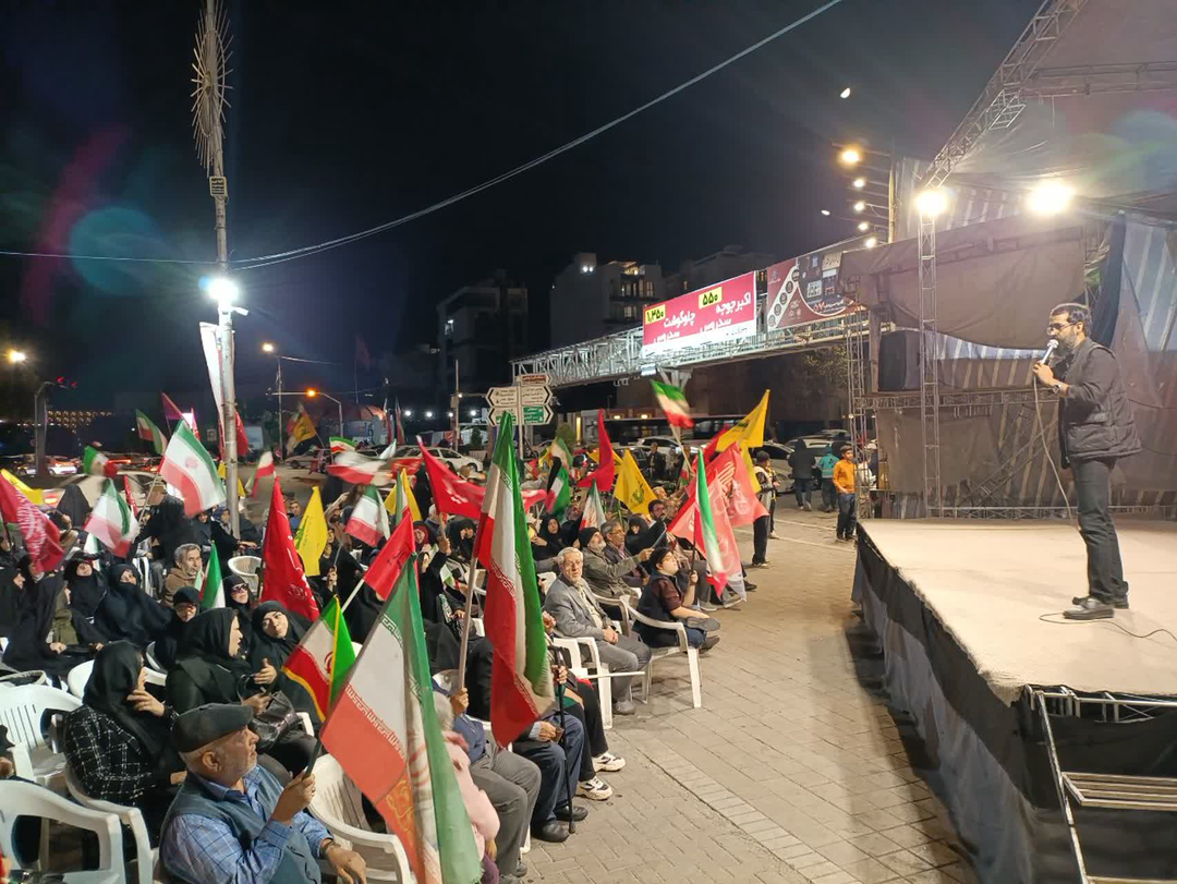 خیمه مقاومت آستان قدس رضوی در میدان جانباز؛ تجلی عهد مردم با خون رهبر شهید و اقامه عزای فاطمیه