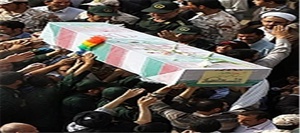 تشییع پیکر دو شهید گمنام دفاع مقدس در قم