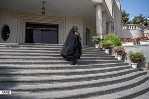 معصومه ابتکار معاون امور زنان و خانواده رییس جمهوردرحاشیه  جلسه هیأت دولت /۲۲ فروردین ۹۷ 