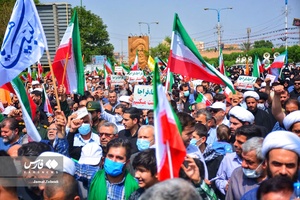 راهپیمایی مردم ایران در اعتراض به اغتشاشات