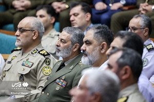 سرلشکر سید عبدالرحیم موسوی فرمانده کل ارتش در مراسم آغاز سال تحصیلی دافوس