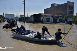 دومین رو ز امداد رسانی به سیل زدگان آق قلا