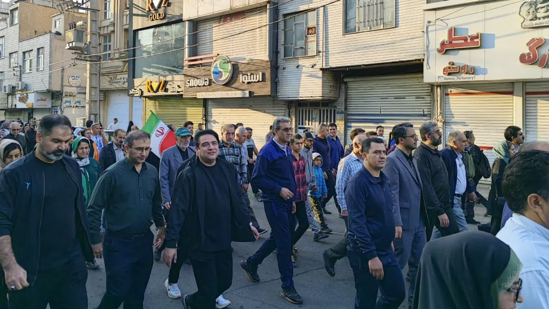 همایش بزرگ پیاده‌روی خانوادگی در شهرقدس+ عکس