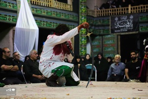  تعزیه تکیه حسینیه اعظم برغان