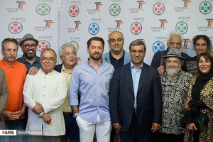 هنرمندان در مراسم فرش قرمز جشنواره فیلم سینما تورز