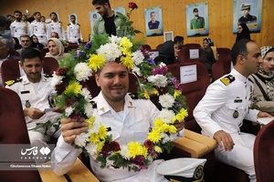 تجلیل از پرسنل و خانواده مازندرانی ناو گروه ۸۶ نیروی دریایی ارتش در نوشهر 