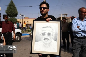 تشییع خالق «آمدم ای شاه پناهم بده» در قزوین