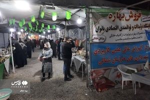نمایشگاه تولیدات و توانمندی‌های مشاغل خانگی در بجنورد