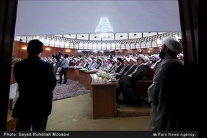 اجلاسیه اساتید سطوح عالی حوزه در حمایت از مردم مظلوم یمن 